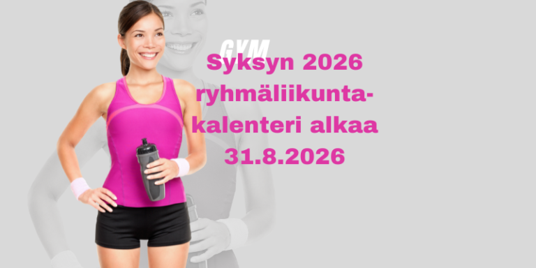 SYksyn 2026 ryhmäliikuntakalenteri